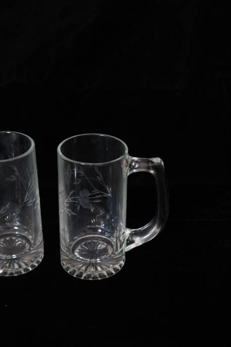 Vintage Princess House Crystal Glassware with Princess Heritage Floral Design