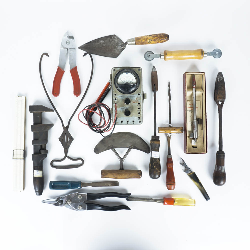 Box of Miscellaneous Tools