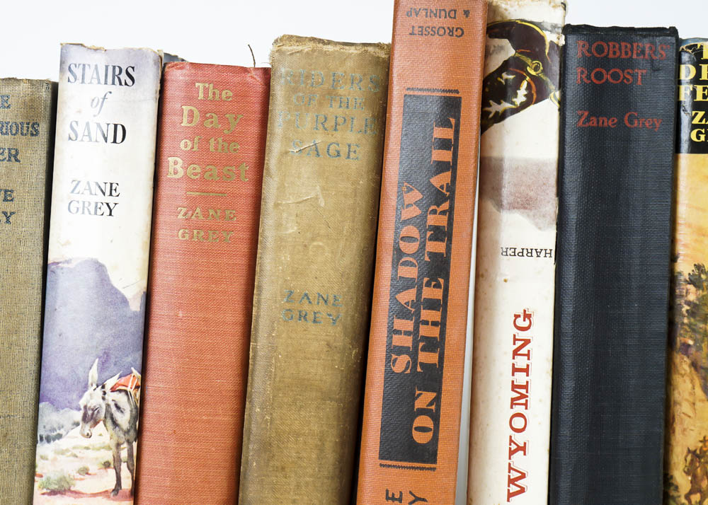 Large Collection of Zane Grey Westerns