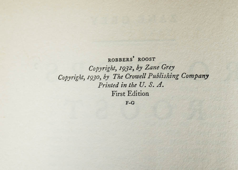 Large Collection of Zane Grey Westerns