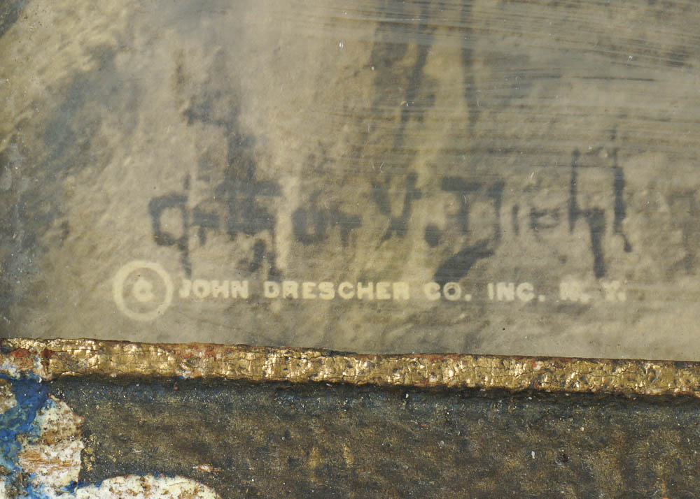 Vintage Amsterdam Print After Arthur V. Diehls