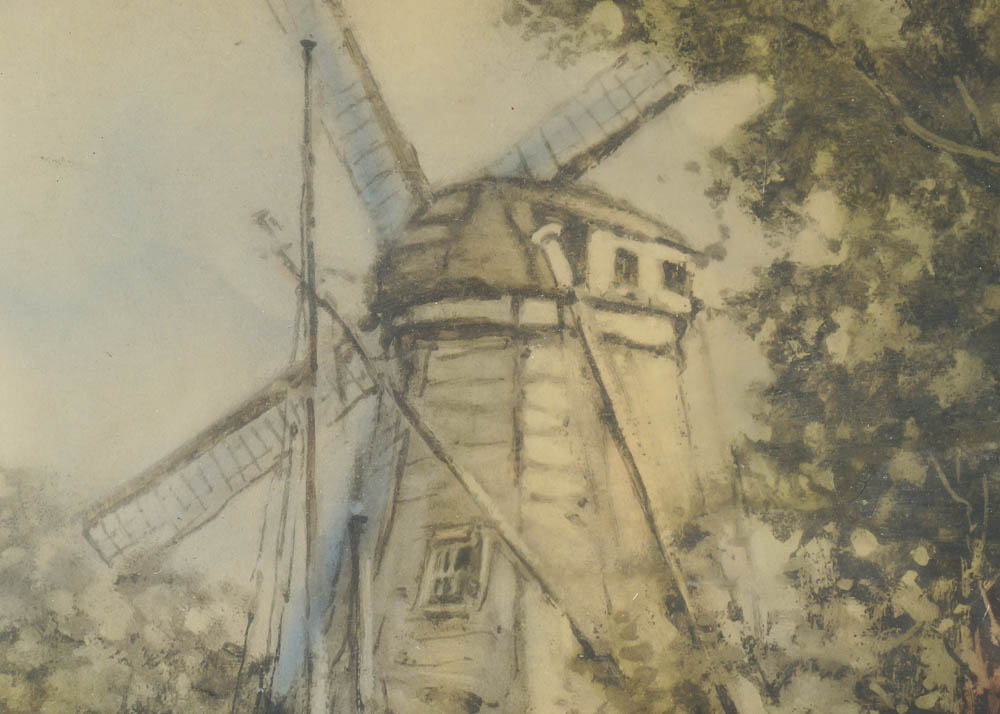 Vintage Amsterdam Print After Arthur V. Diehls