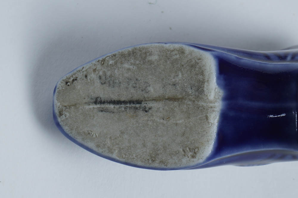 Collection of Glass and Ceramic Shoe Figurines