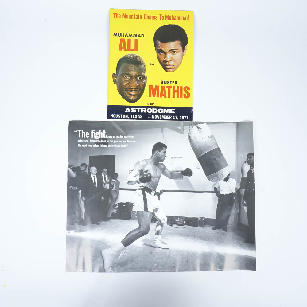 Muhammad Ali vs. Buster Mathis Official 1971 On-Site Program