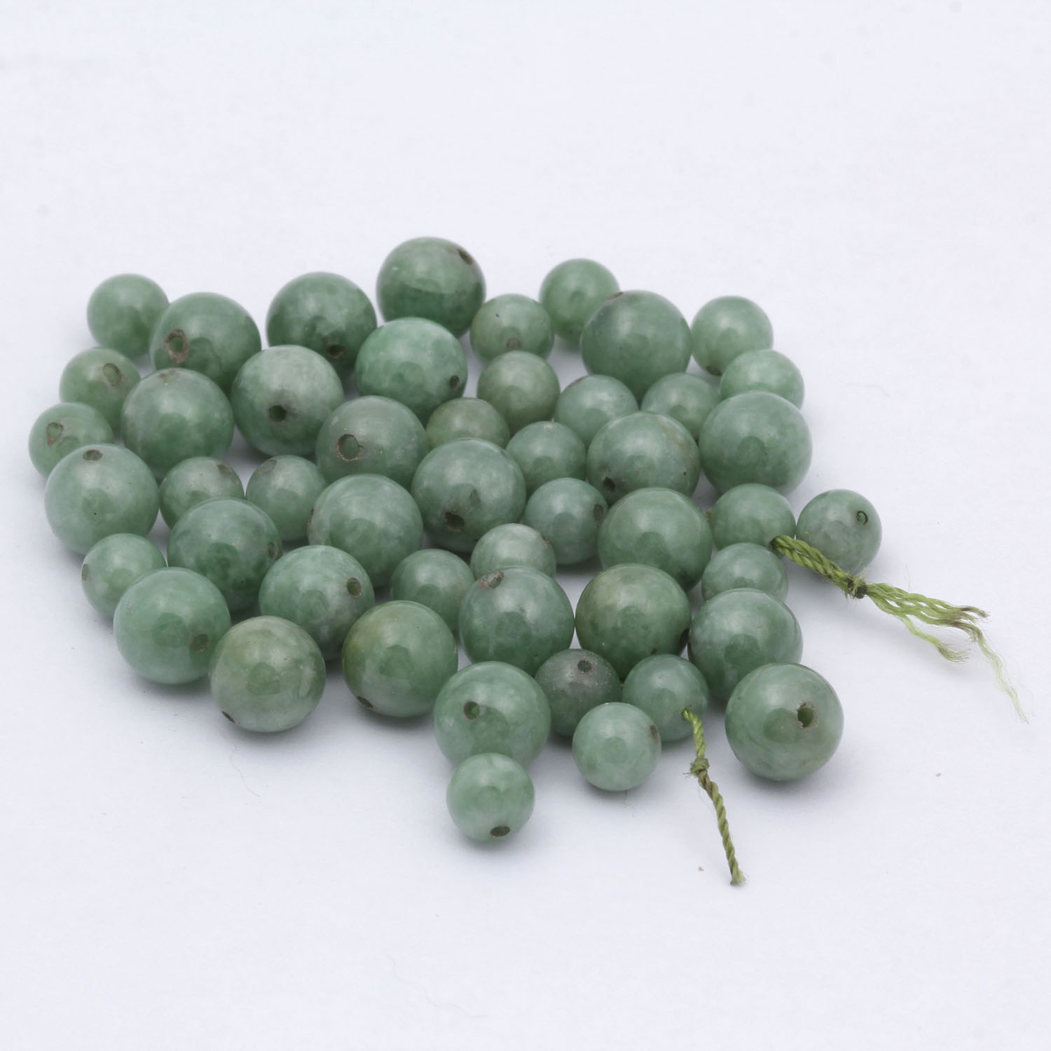 151 Carats of Jade Beads