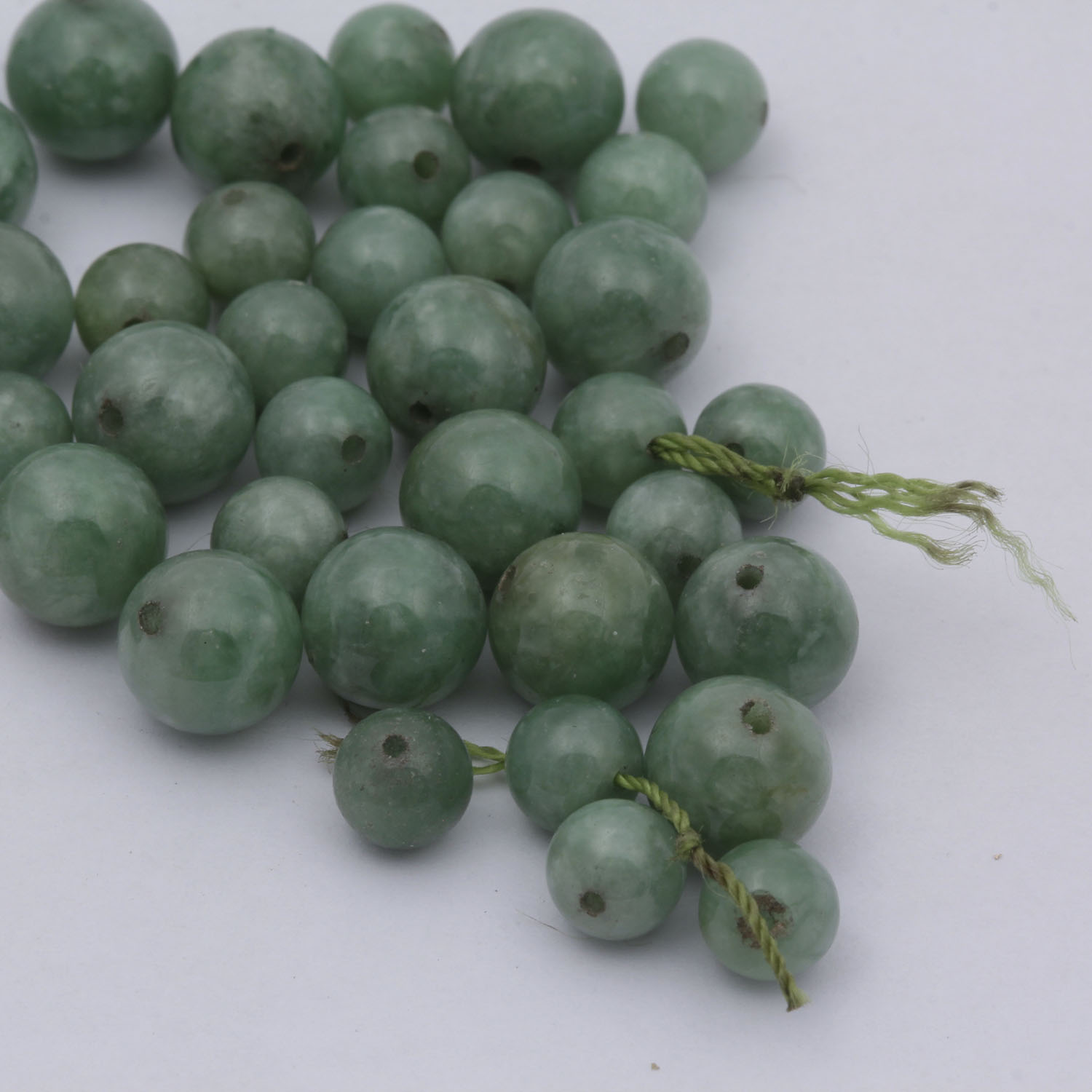 151 Carats of Jade Beads