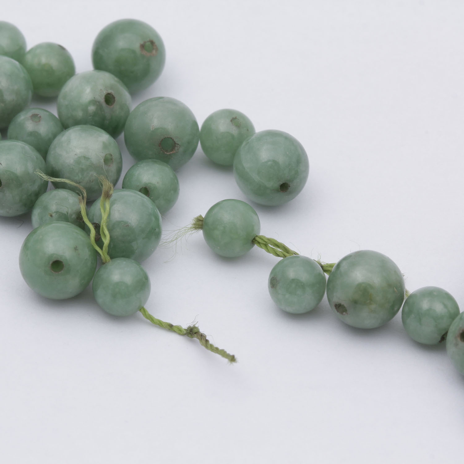 151 Carats of Jade Beads