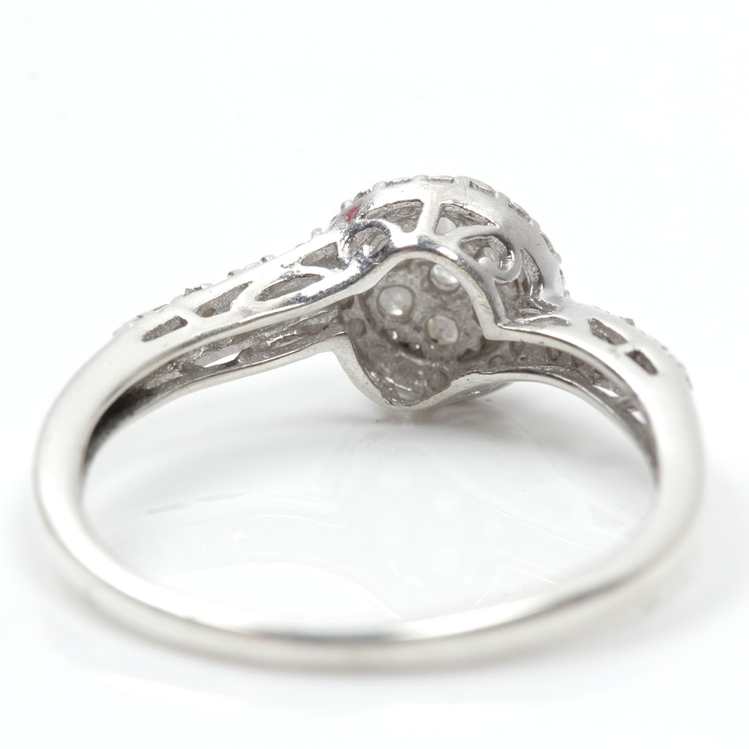 Sterling Silver and Diamond Ring
