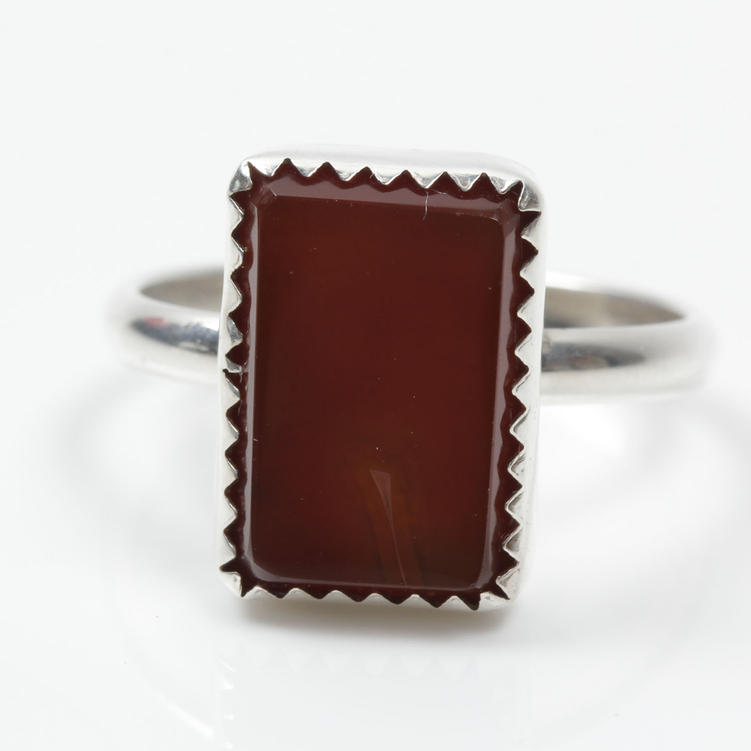 Sterling Silver Carnelian Ring