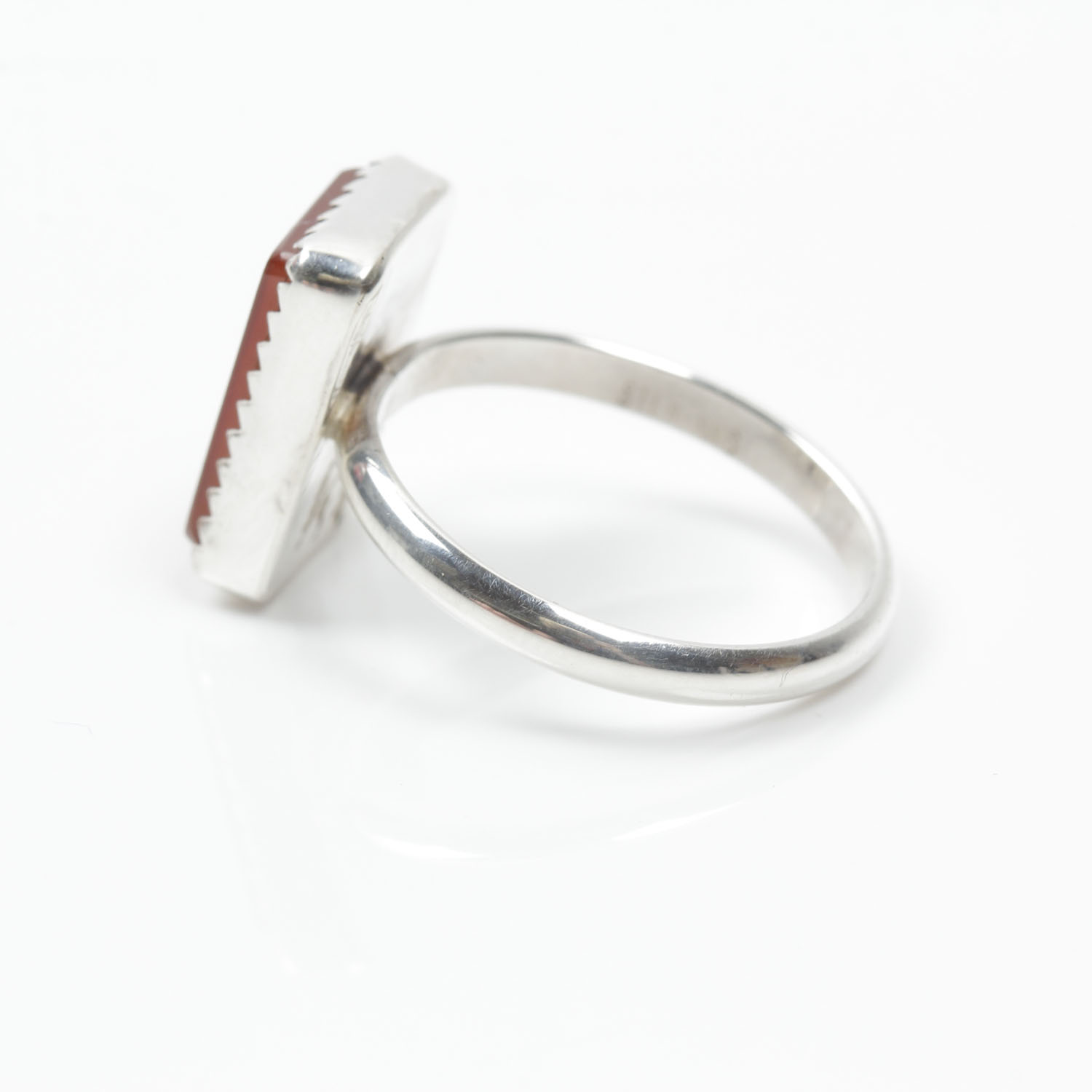 Sterling Silver Carnelian Ring