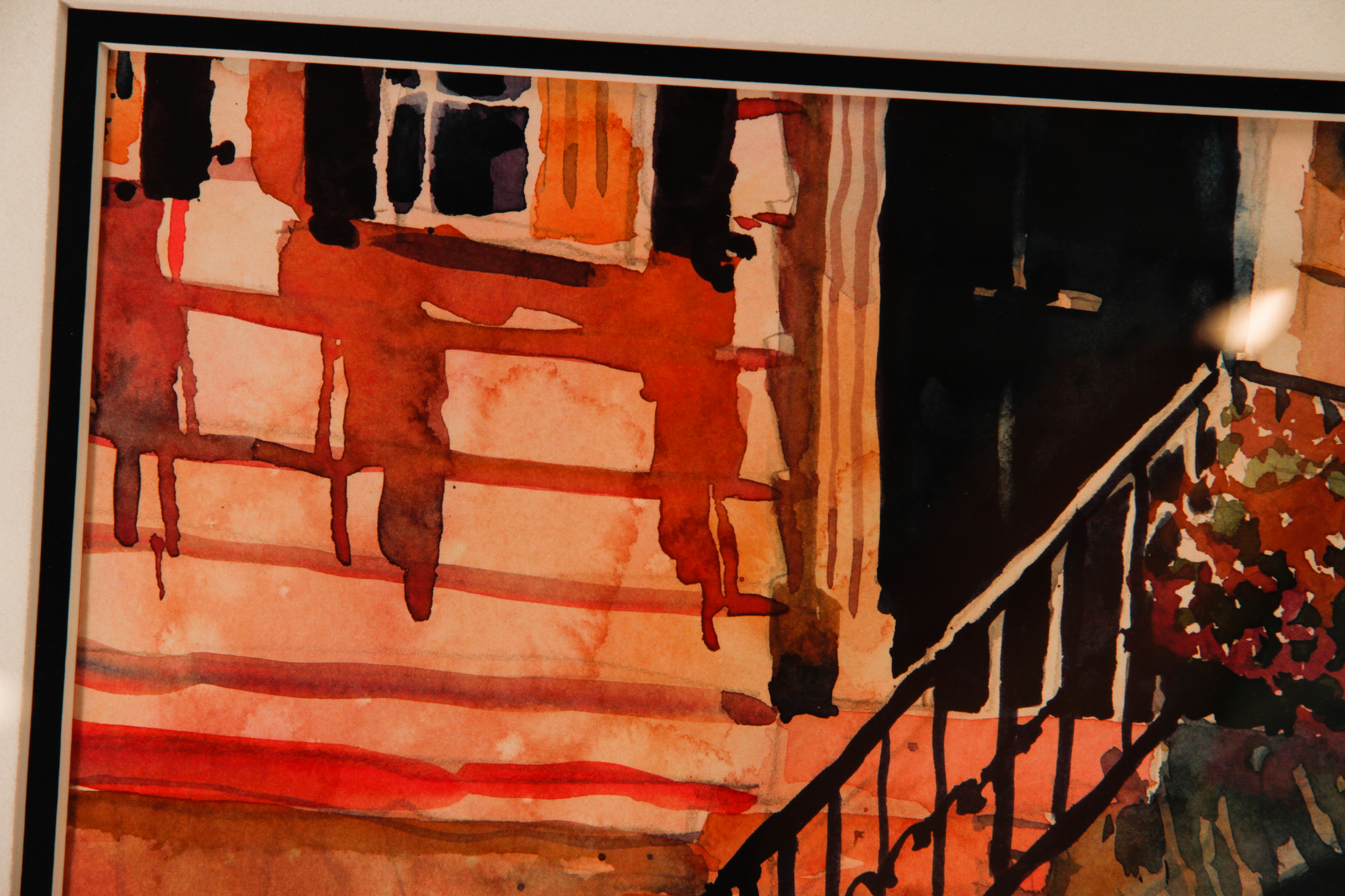 Original Signed Patrick Turk Watercolor on Paper