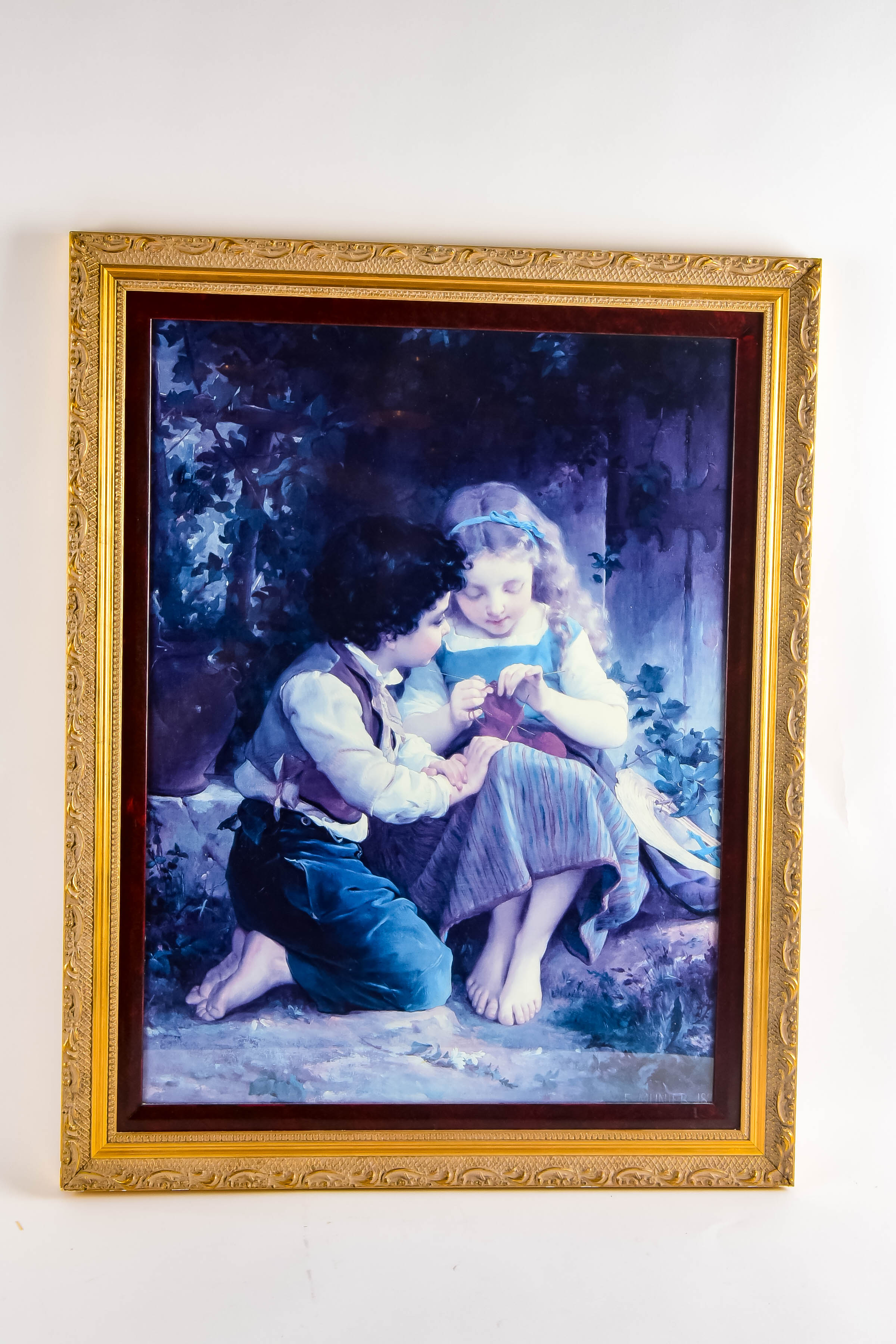 Émile Munier Lithograph "A Special Moment"