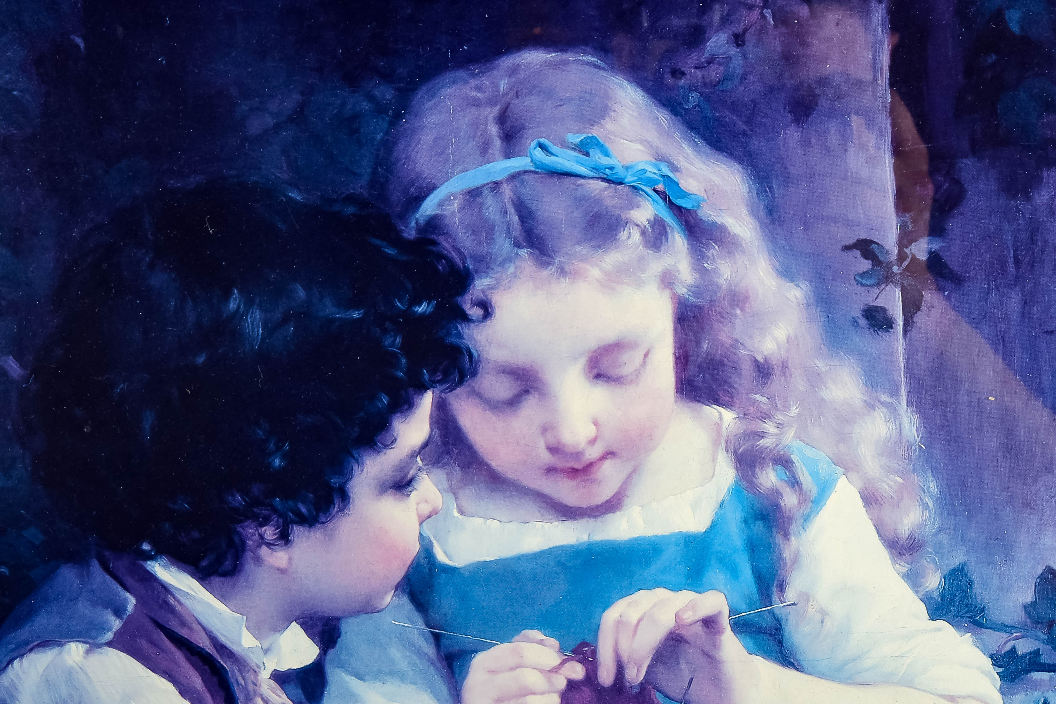 Émile Munier Lithograph "A Special Moment"