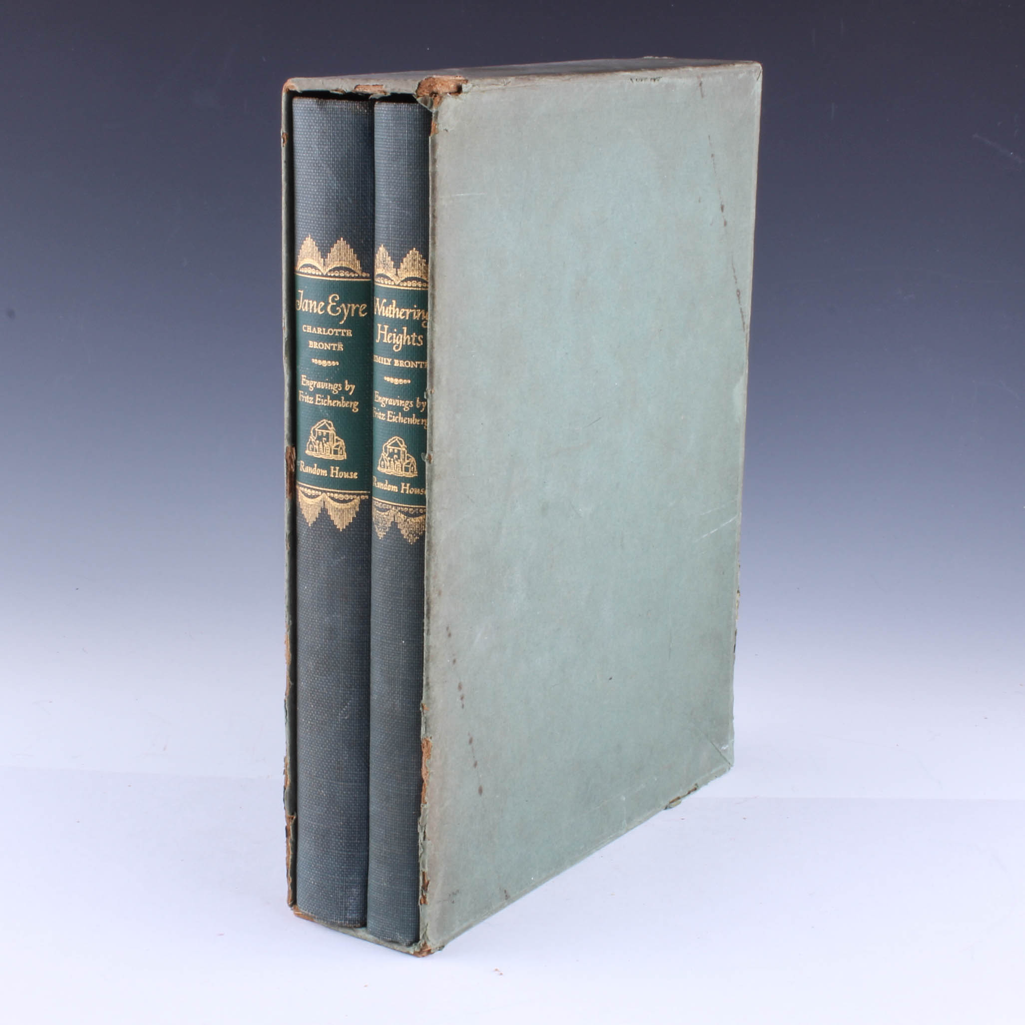 1943 Random House Editions of "Wuthering Heights" and "Jane Eyre"
