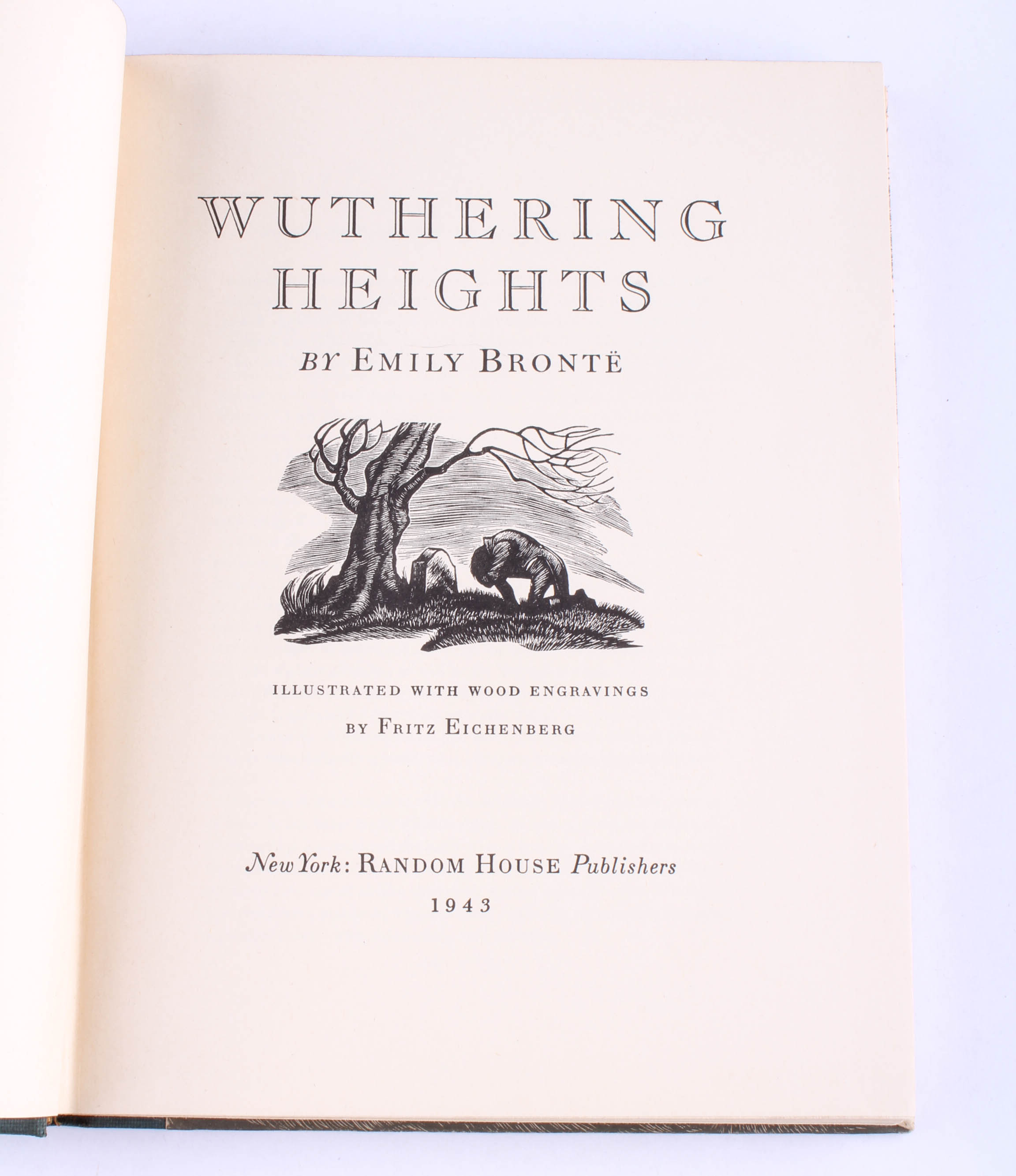 1943 Random House Editions of "Wuthering Heights" and "Jane Eyre"