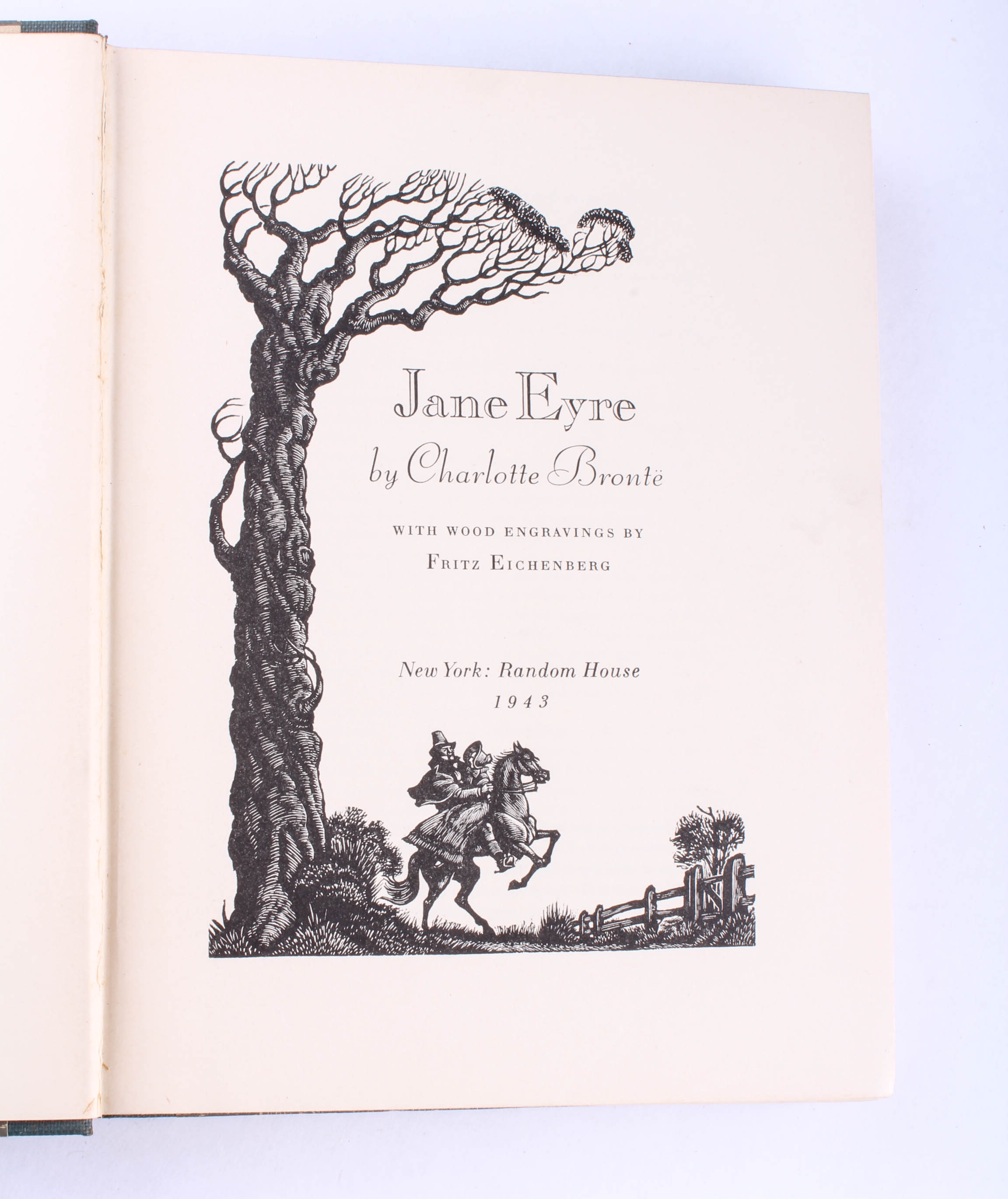 1943 Random House Editions of "Wuthering Heights" and "Jane Eyre"