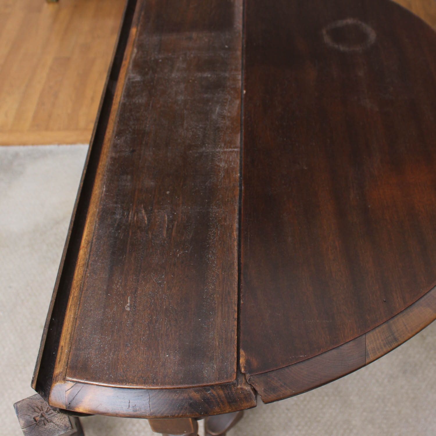Walnut Gate Leg Side Table