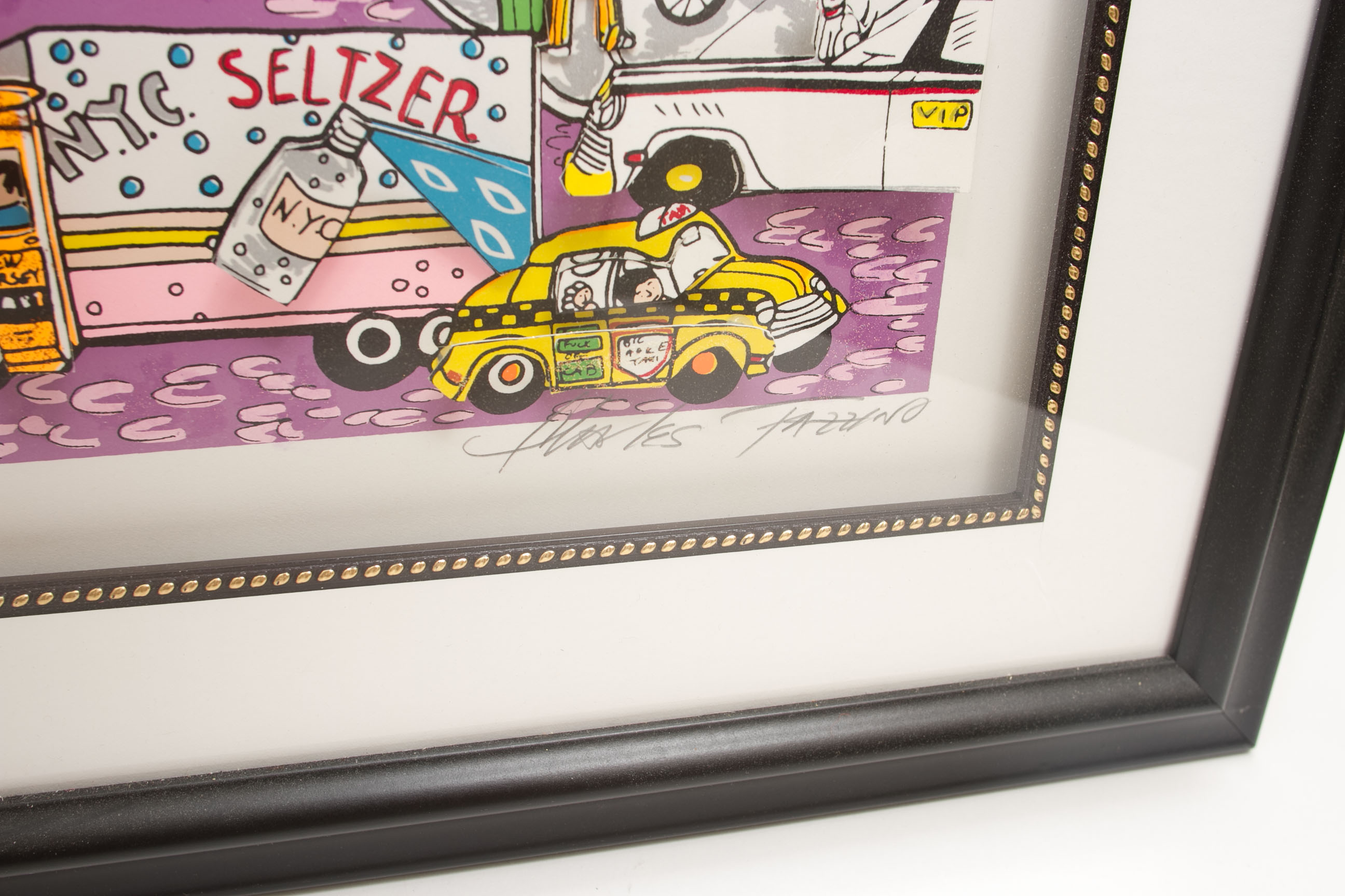 Charles Fazzino Limited Edition "Night on Broadway" 3D Pop Art