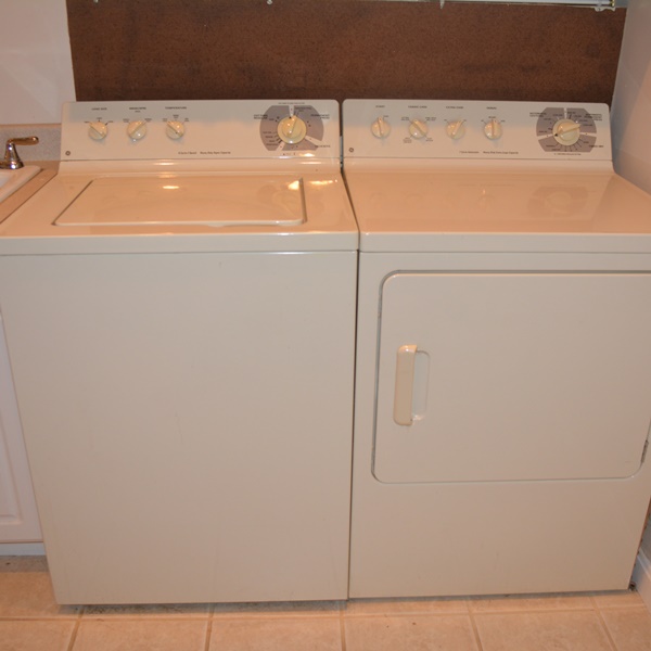 GE Top Load Washer and Dryer Set