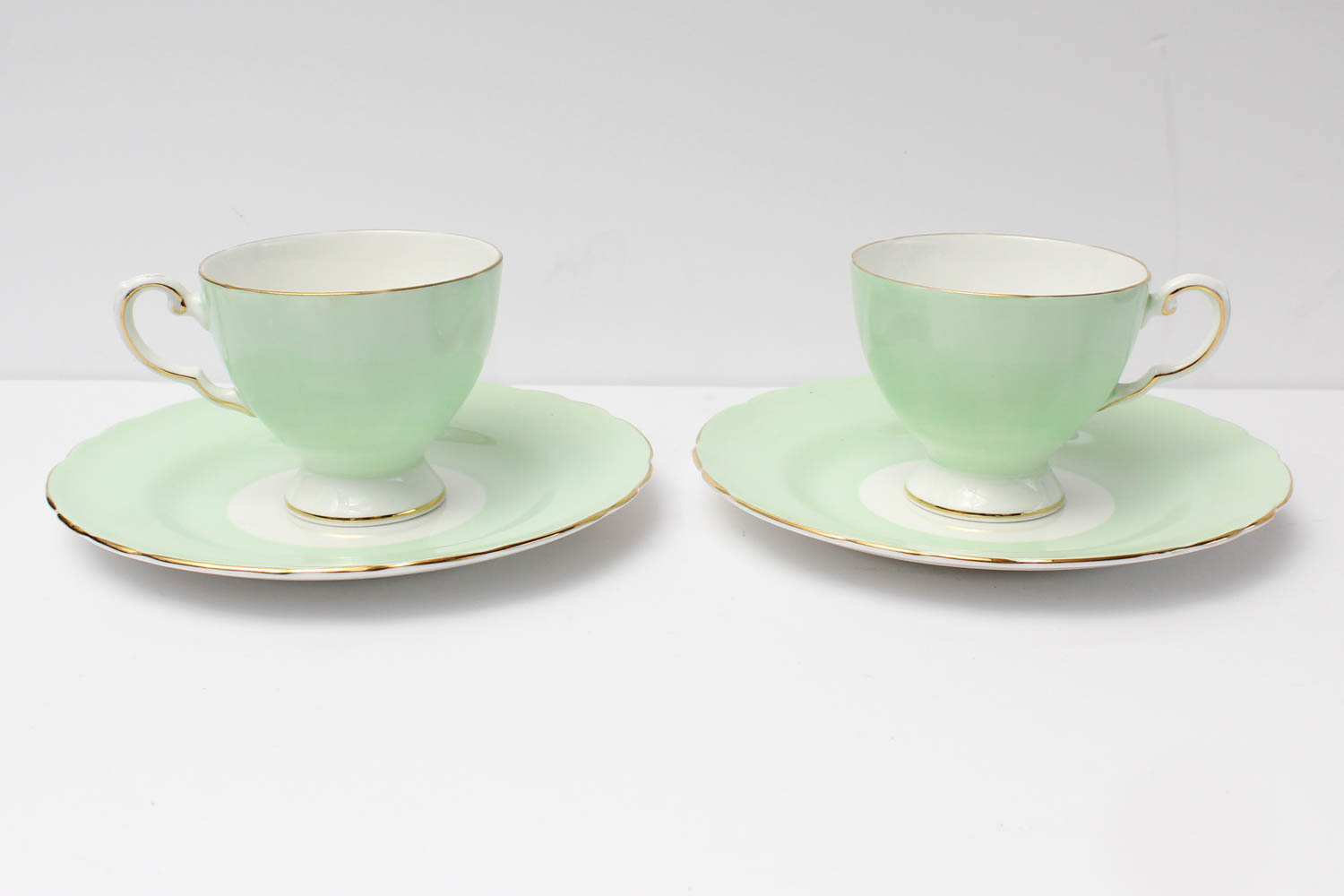 Assorted Vintage Green China Collection