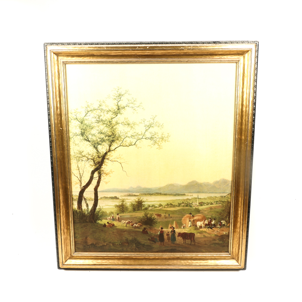 Vintage Print after a Peter van Hess Painting