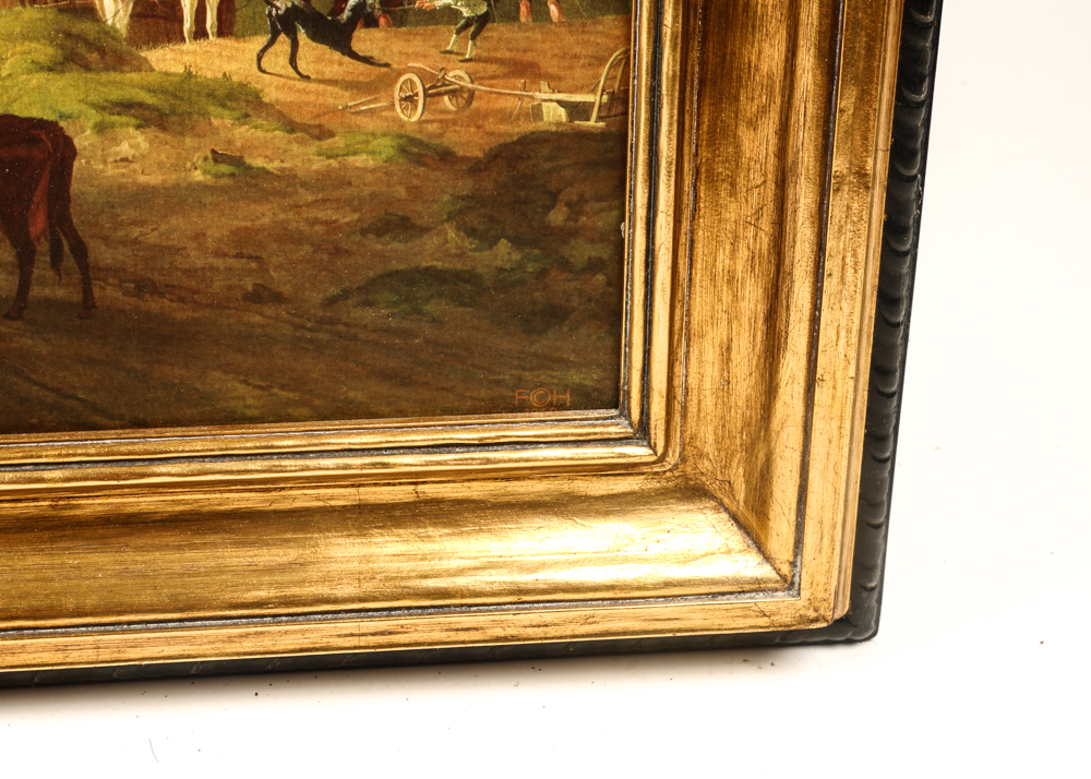 Vintage Print after a Peter van Hess Painting