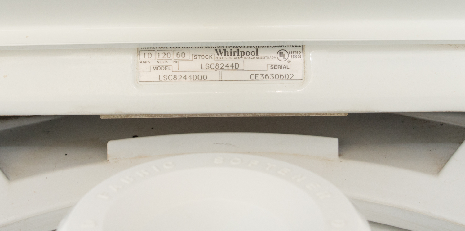 Whirlpool Washer & General Electric Dryer