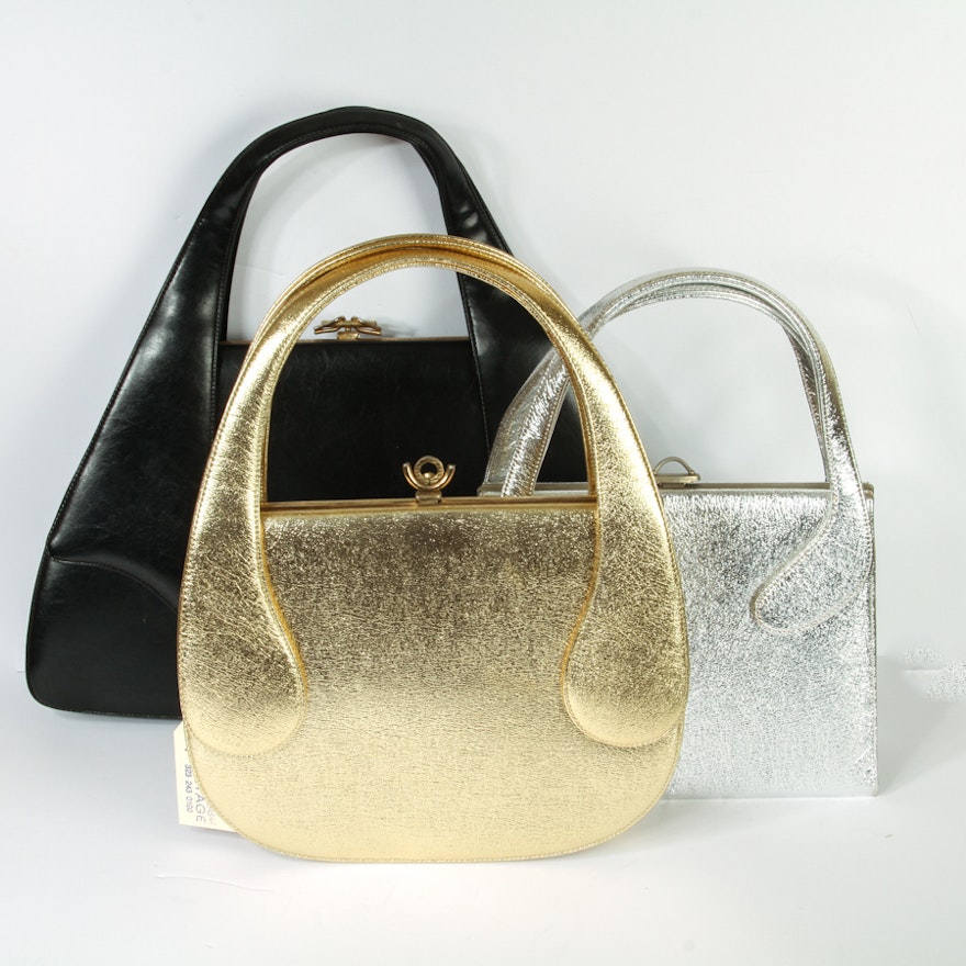 Three Vintage Francois of California Handbags