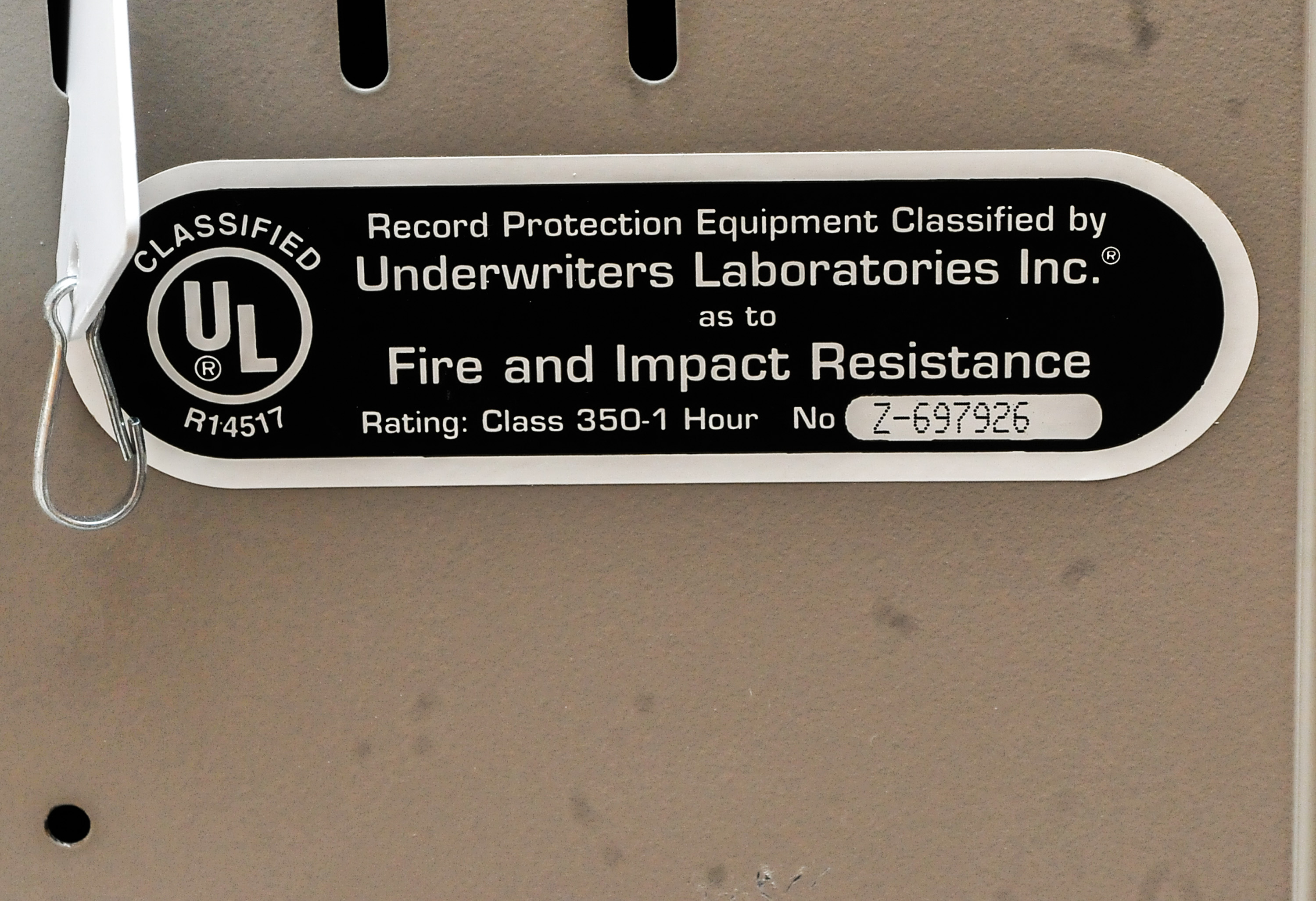 "Fire Fyter" FF2500 Combination Safe