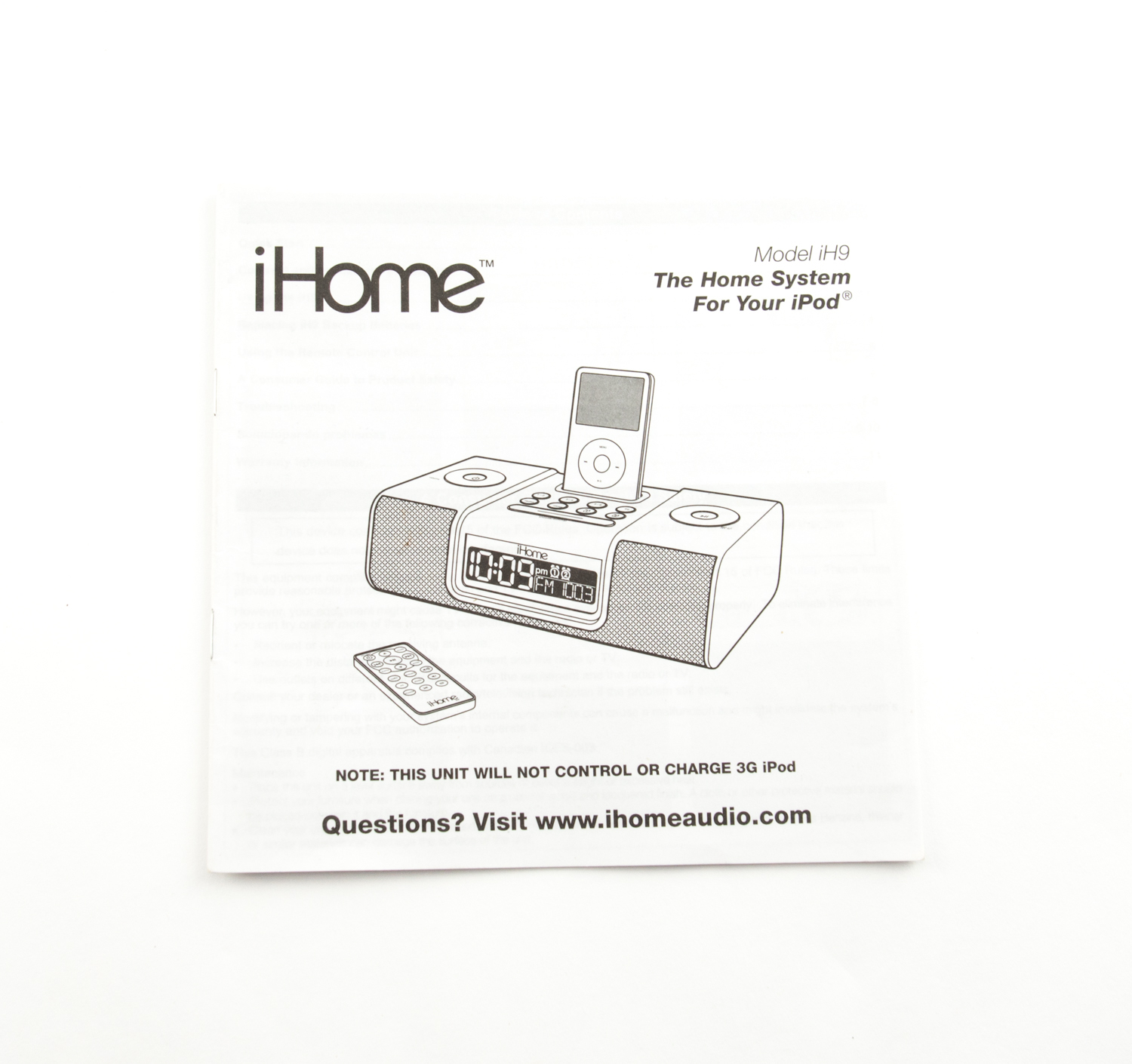Apple iH9 iHome