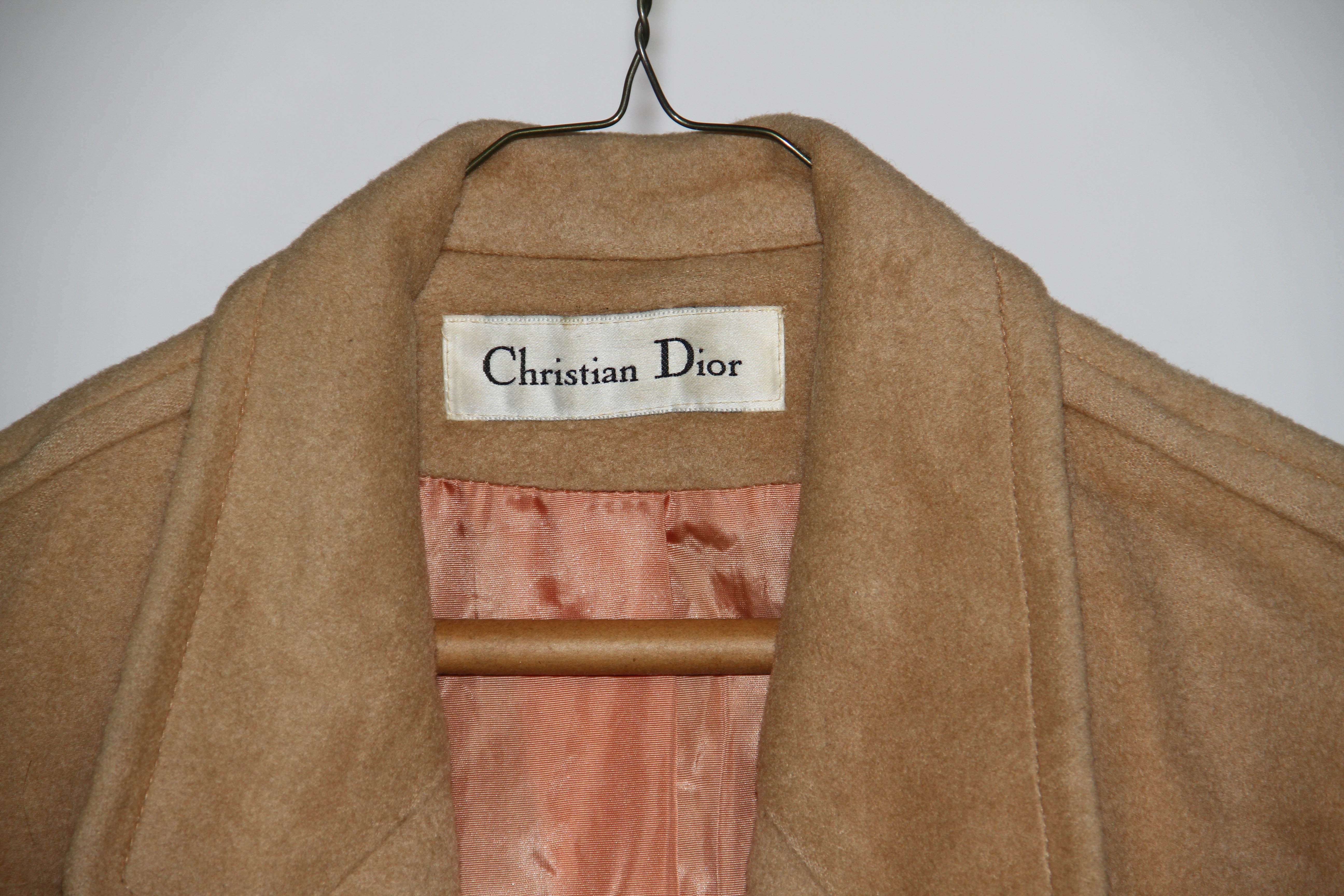 Vintage Christian Dior Camelhair Coat