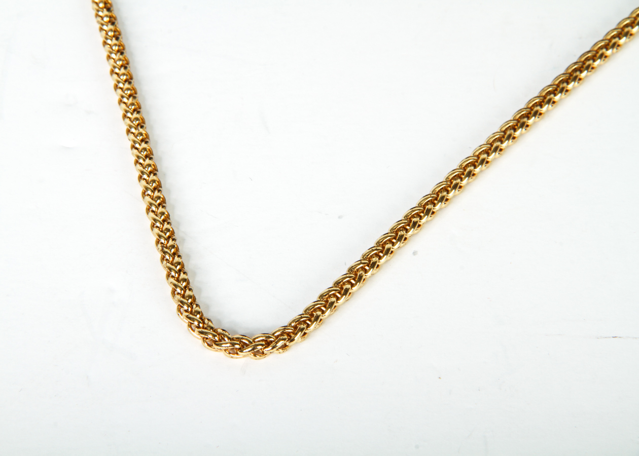 Kenneth Jay Lane Black Patent Leather Clutch with Cheetah Closure