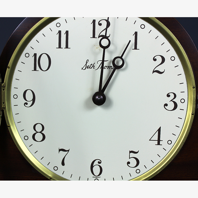 Seth Thomas Mantel Clock With Bulova Crystal Shelf Clock