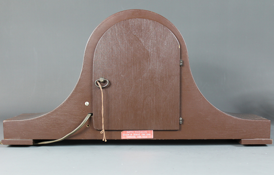 Seth Thomas Mantel Clock With Bulova Crystal Shelf Clock