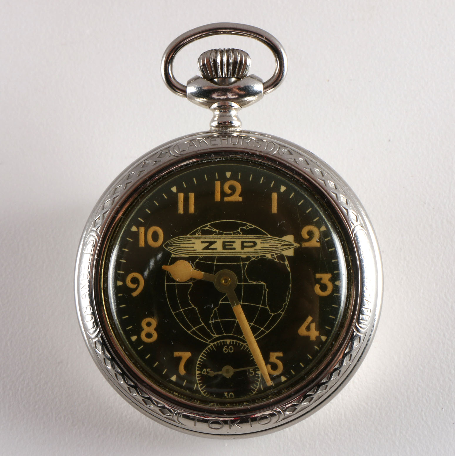 Circa 1929 Graf Zeppelin Commemorative Pocket Watch