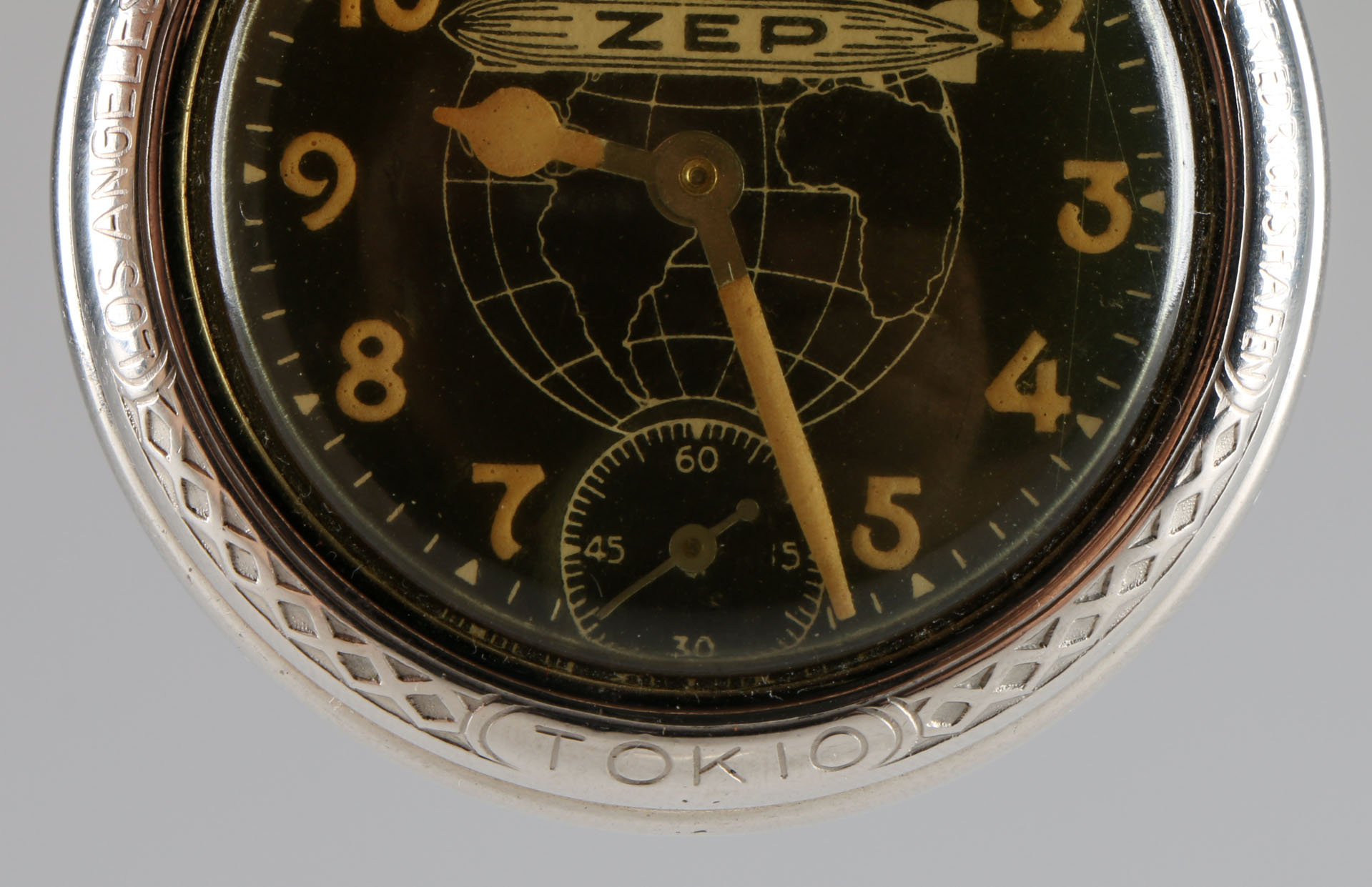 Circa 1929 Graf Zeppelin Commemorative Pocket Watch