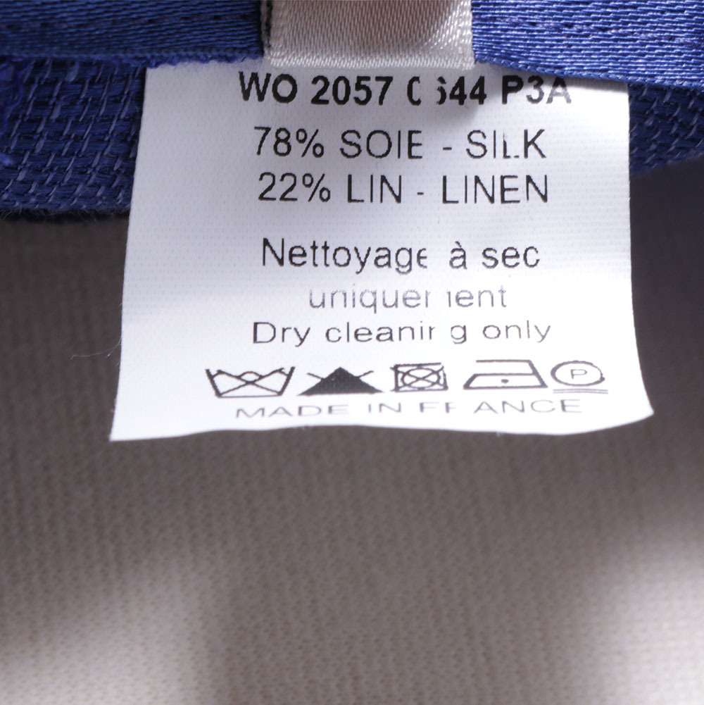 2009 Lanvin Silk and Linen Strapless Cocktail Dress