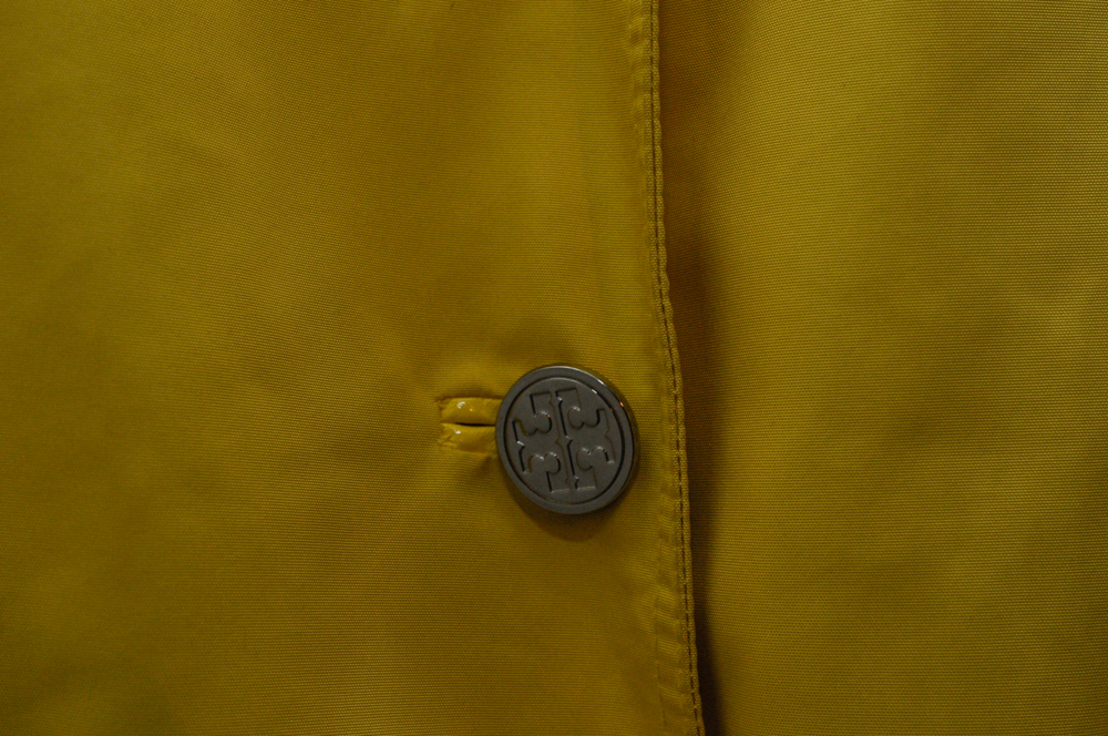 Yellow Tory Burch Trench Coat