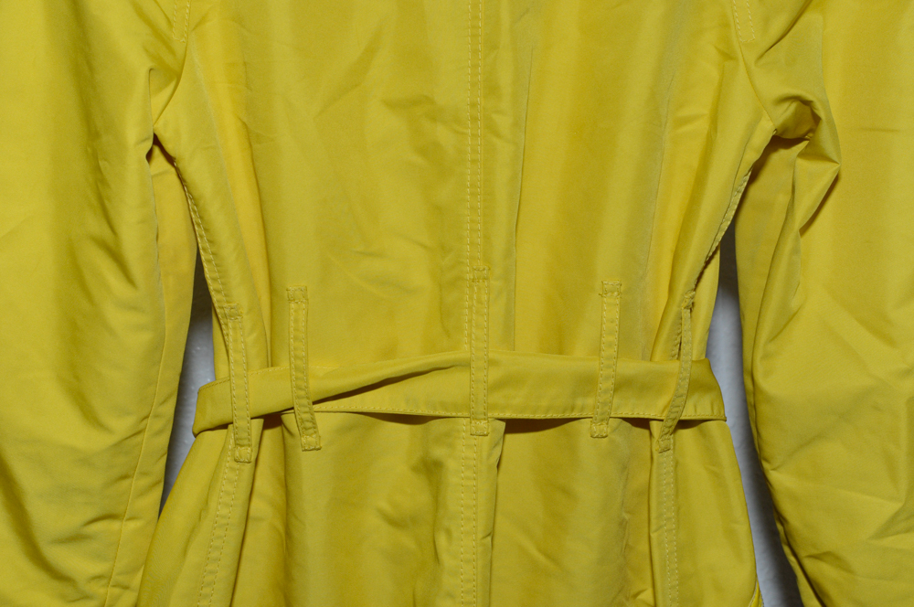 Yellow Tory Burch Trench Coat