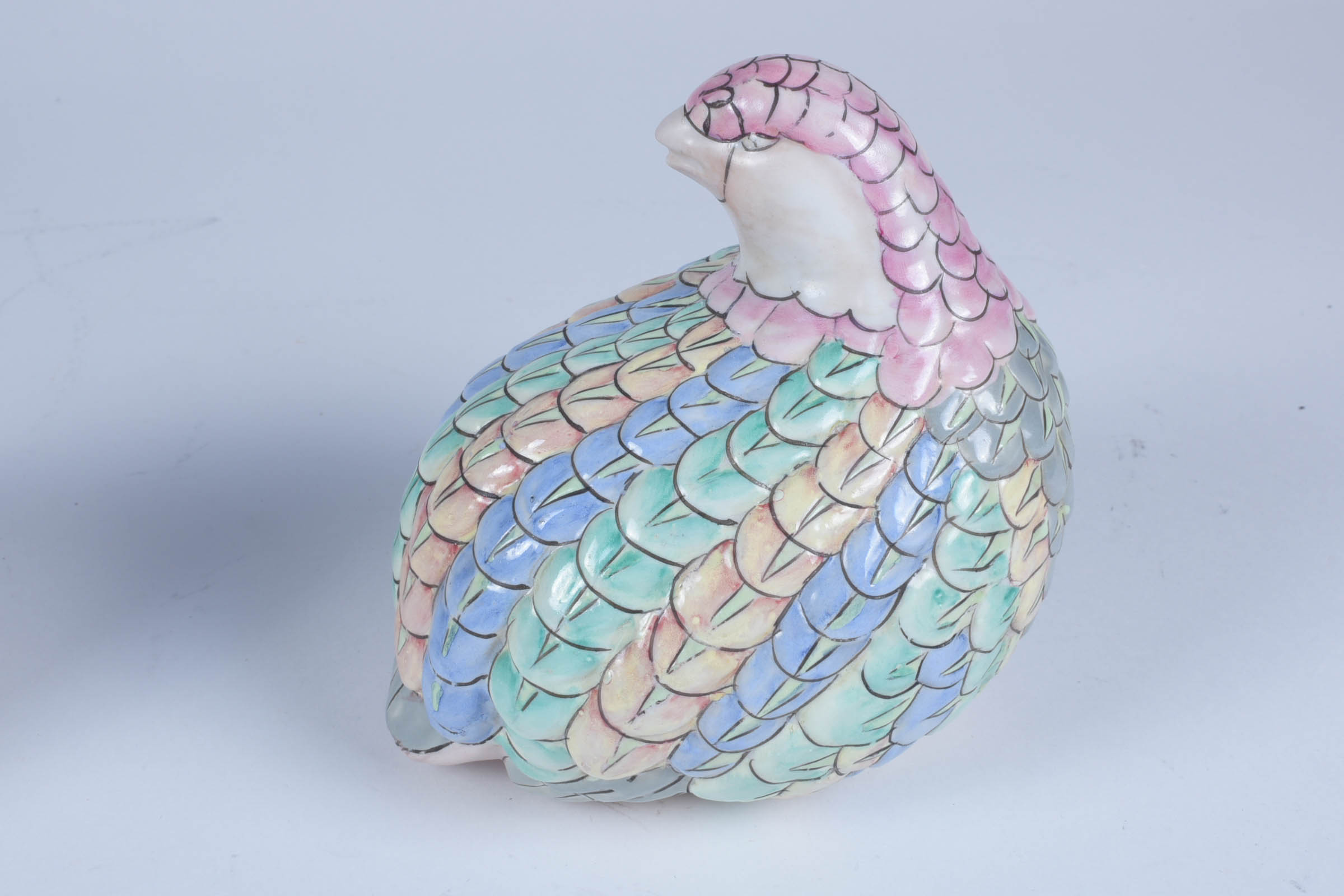 Pair of Hand-Painted Bird Figurines