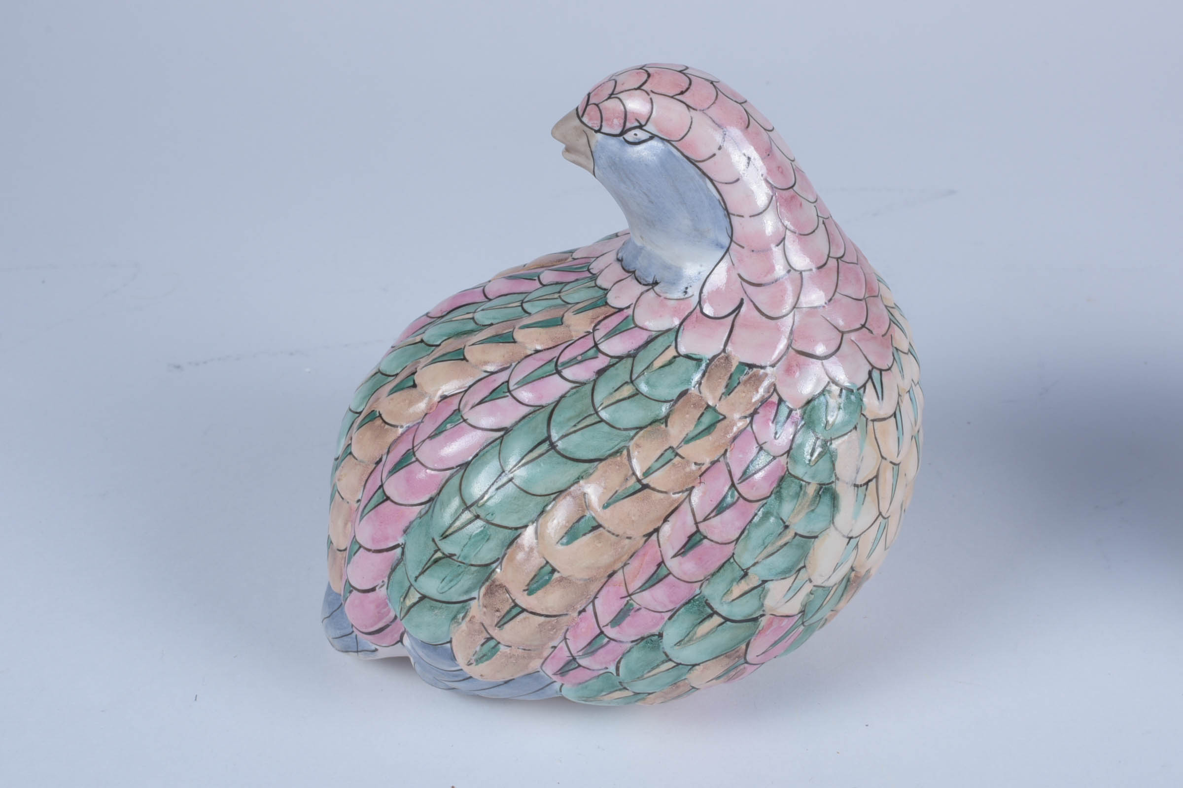 Pair of Hand-Painted Bird Figurines