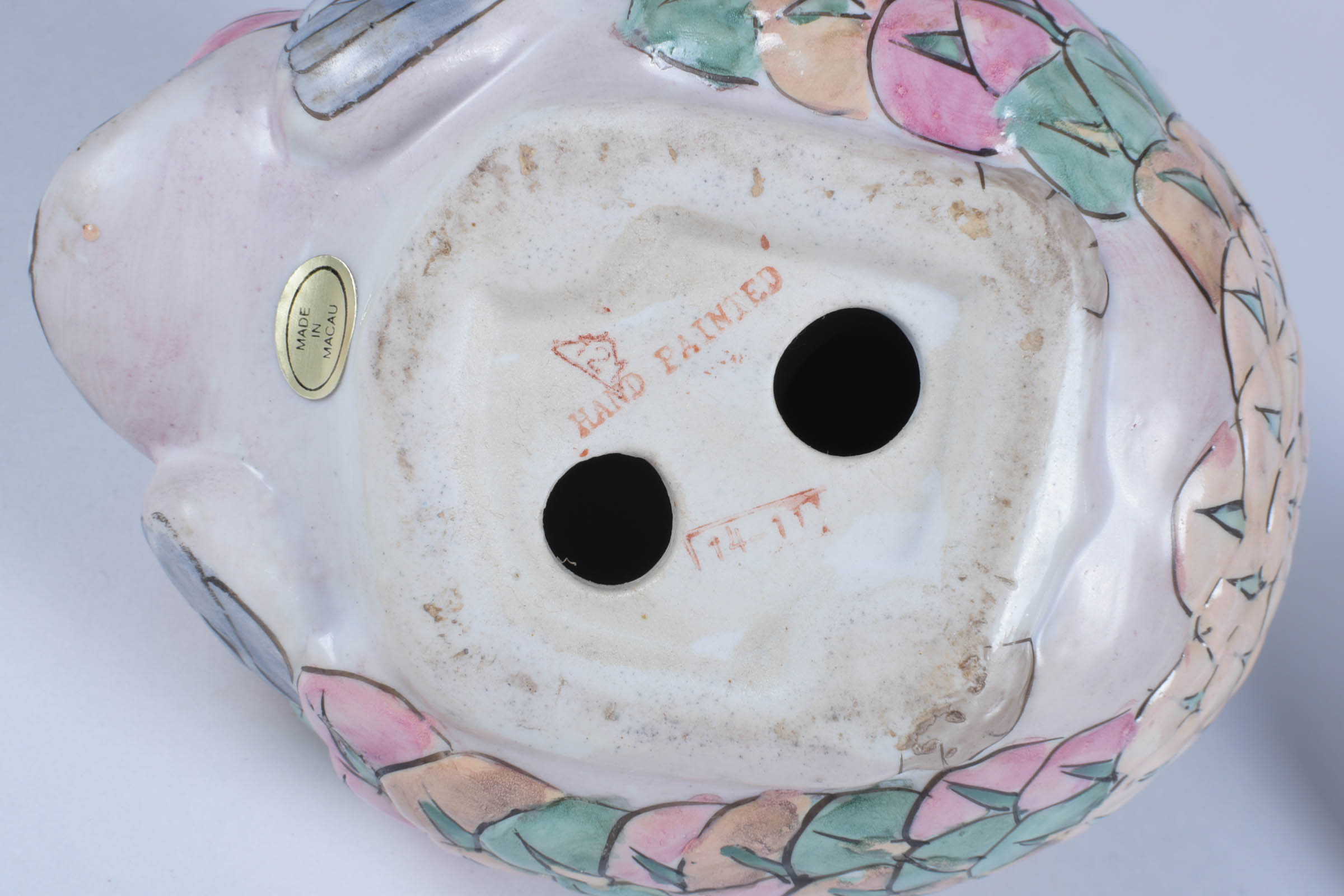 Pair of Hand-Painted Bird Figurines