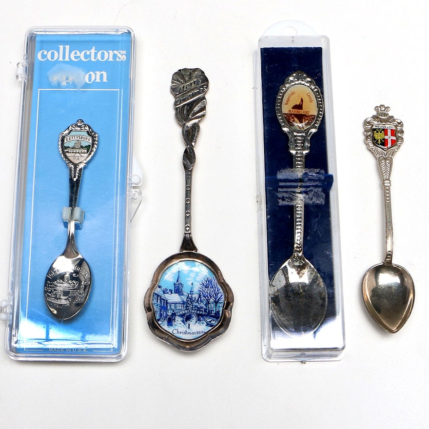 Collection of Commemorative Spoons