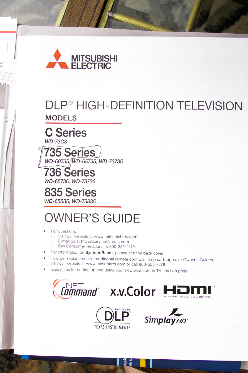 Mitsubishi Flat-Screen Television