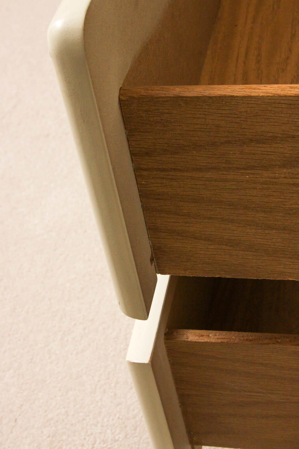 White Wood Night Stand