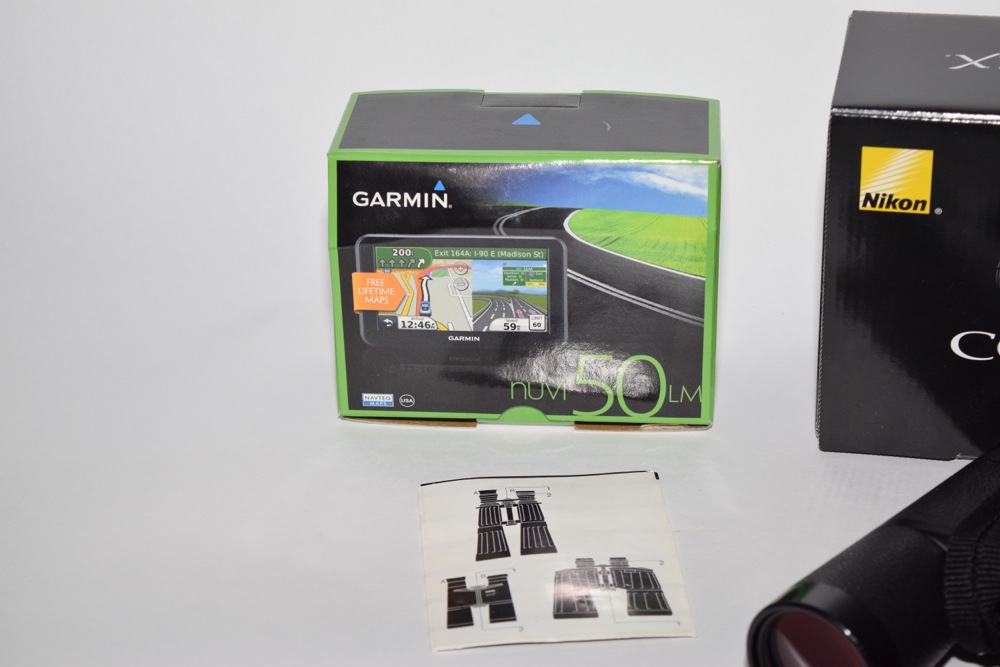 Zeiss W. Germany Binoculars, Garmin, Camera and Cellular Phone