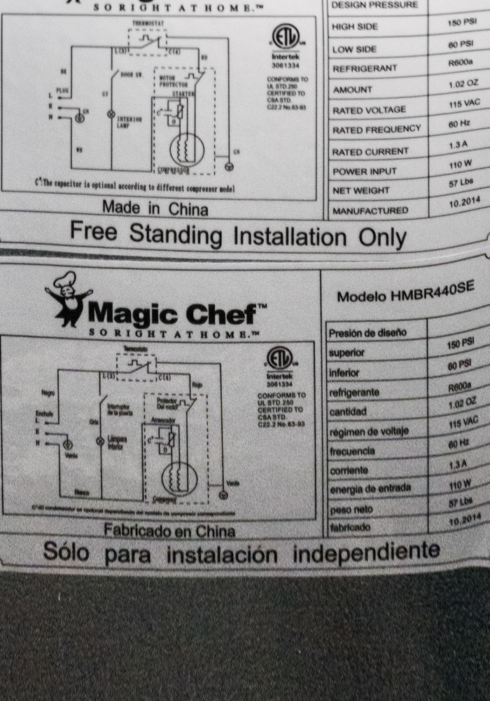 Magic Chef Mini Fridge