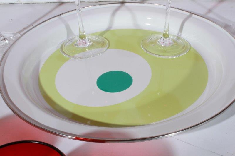 Wine Glasses With Matching Votives