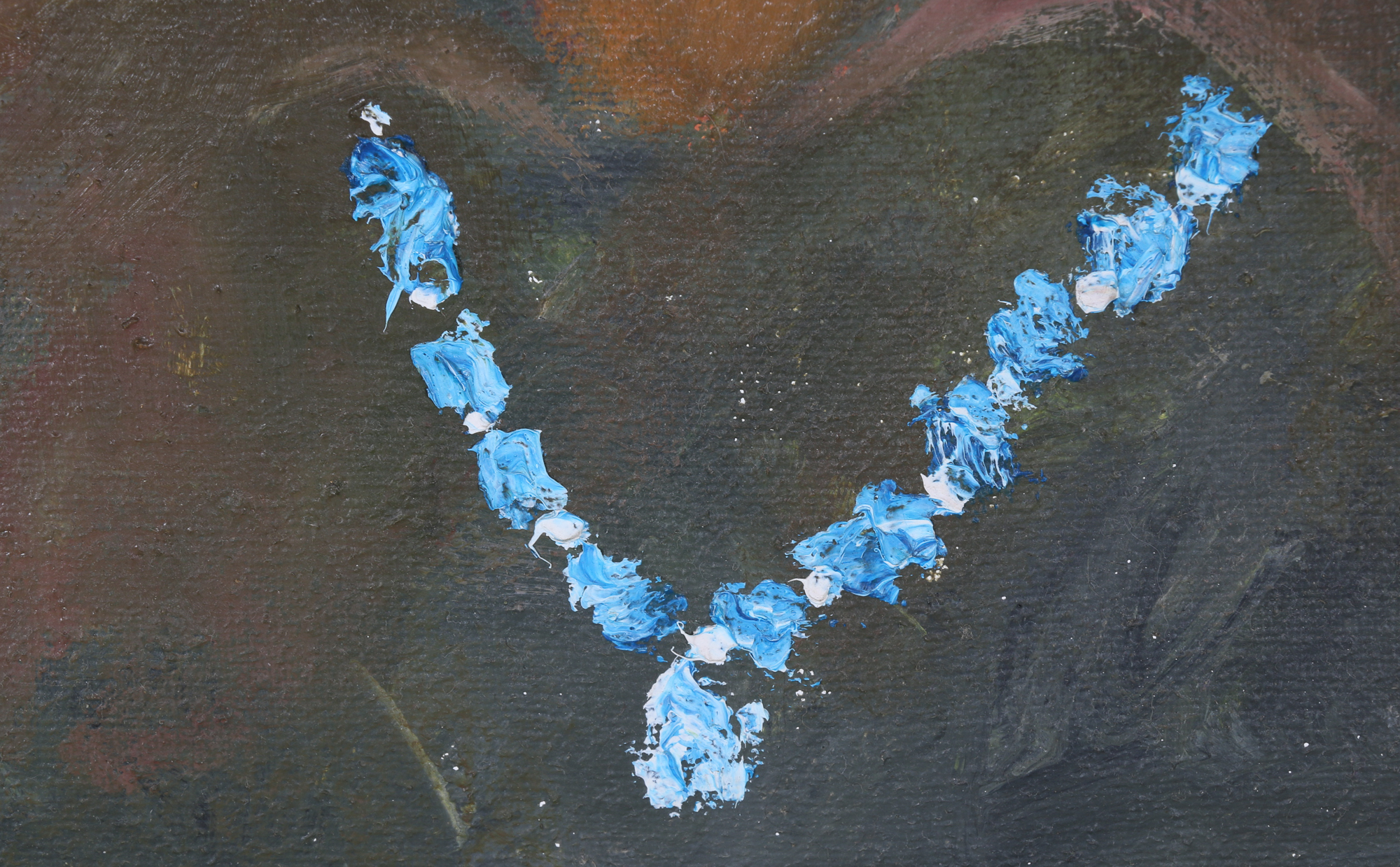 "Face of Wisdom" Portrait by Betty E Beebe