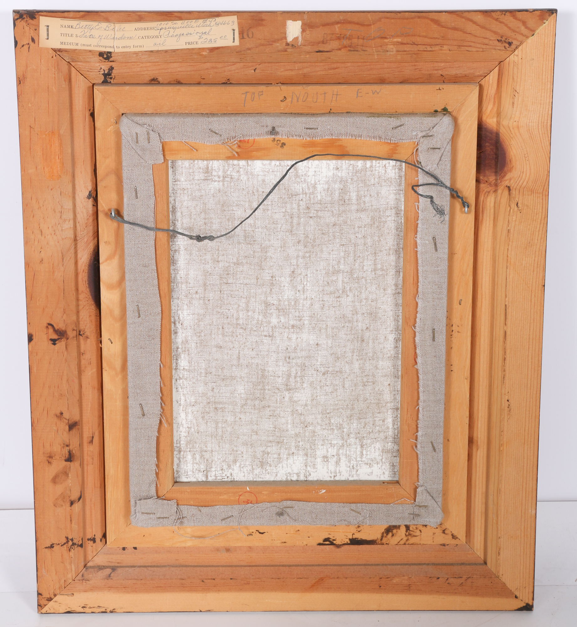 "Face of Wisdom" Portrait by Betty E Beebe